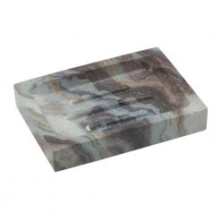 Elle Decor Square Soap Dish in Agate