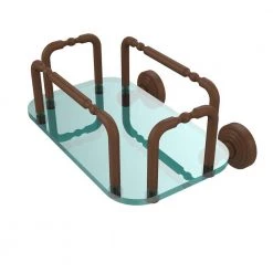 Allied Brass Waverly Place Wall Mounted Guest Towel Holder in Antique Bronze