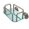 Allied Brass Que New Wall Mounted Guest Towel Holder in Antique Pewter