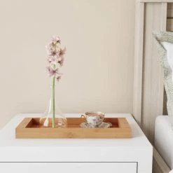 Lavish Home Bamboo Bathroom Vanity Tray 8 Lavish Home Bamboo Bathroom Vanity Tray -Bathroom Accessories Sales bamboo lavish home bathroom trays hw2400006 1f 1000