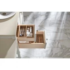 KOHLER Tailored Vanities General Storage Package in Bamboo Twill 16 KOHLER Tailored Vanities General Storage Package in Bamboo Twill -Bathroom Accessories Sales bamboo twill kohler makeup organizers k 99682 1ws 66 1000