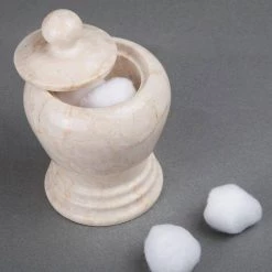 Creative Home Natural Champagne Marble Aladdin Collection Cotton Ball Holder, Swab Q-Tip Holder, Bathroom Storage Jar Canister 10 Creative Home Natural Champagne Marble Aladdin Collection Cotton Ball Holder, Swab Q-Tip Holder, Bathroom Storage Jar Canister -Bathroom Accessories Sales beige creative home bathroom storage containers 32117 44 1000