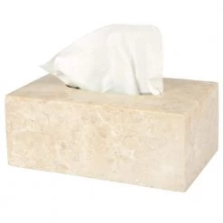 Creative Home Natural Champagne Marble Rectangular Tissue Box Holder Tissue Box Cover Bathroom Countertop Kitchen Table Organizer -Bathroom Accessories Sales beige creative home tissue box covers 33055 76 1000