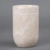 Creative Home Natural Champagne Marble Tumbler, Toothbrush Holder, Makeup Brush Organizer