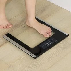 Escali Digital Track and Target Bathroom Scale 7 Escali Digital Track and Target Bathroom Scale -Bathroom Accessories Sales black and clear escali bathroom scales ustt200 4f 1000