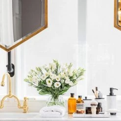 Dracelo 5-Piece Bathroom Accessory Set with Dispenser, Toothbrush Holder, Vanity Tray, Soap Dish in Black -Bathroom Accessories Sales black bathroom accessory sets b08qff4xz7 fa 1000