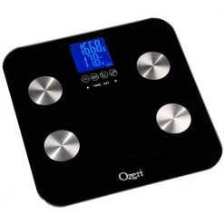 Unbranded Ozeri Touch Digital 440 lb. Total Body Bath Scale -Bathroom Accessories Sales black bathroom scales zb13 4f 1000