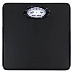 Health O Meter Compact Rotating Dial Scale in Black