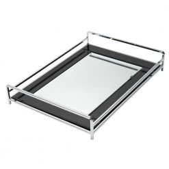 Home Details Vanity Tray with Black Mirror