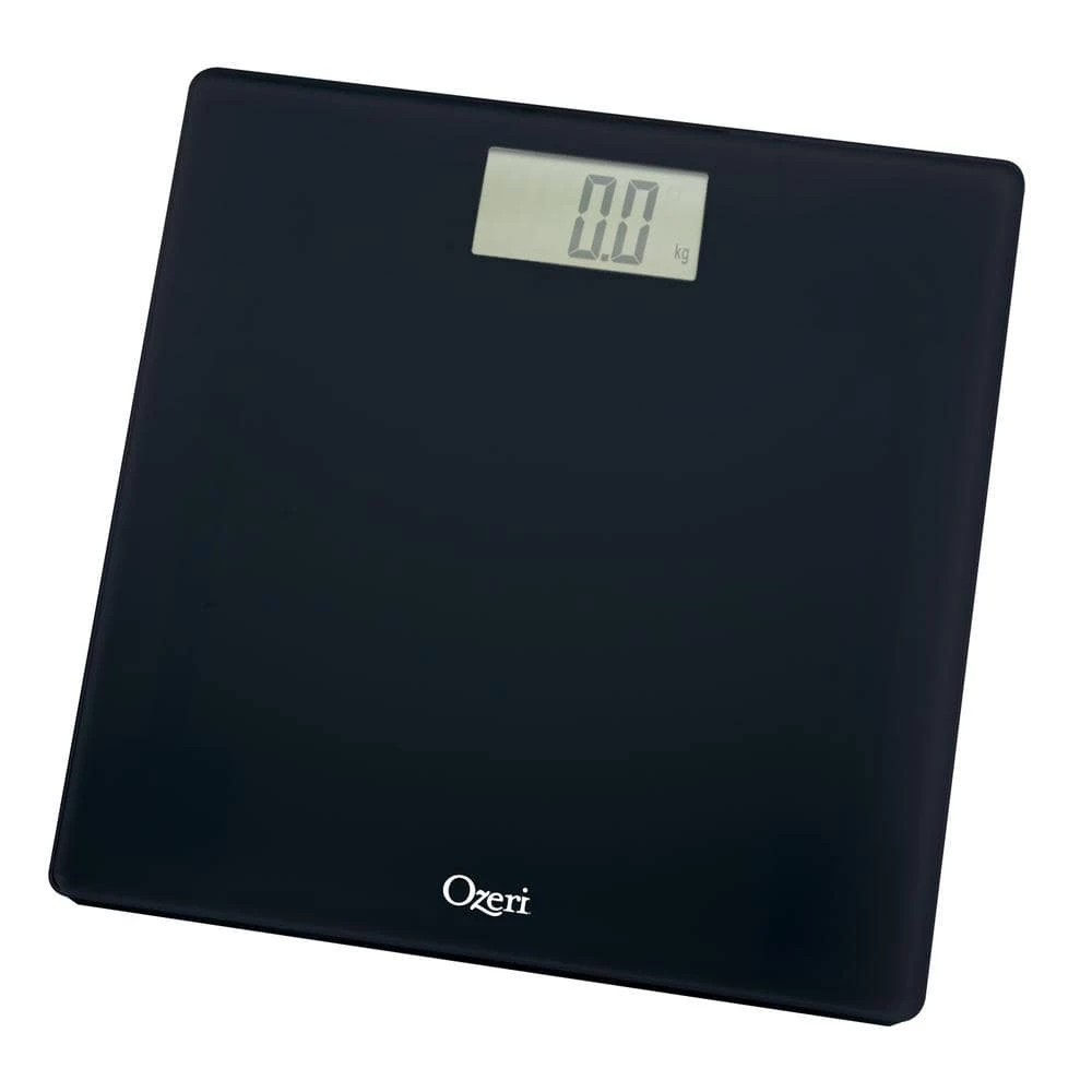 Ozeri Precision Digital Bath Scale in Tempered Glass with Step-on Activation in Black (400 lbs. Edition) 8 Ozeri Precision Digital Bath Scale in Tempered Glass with Step-on Activation in Black (400 lbs. Edition) - Image 8