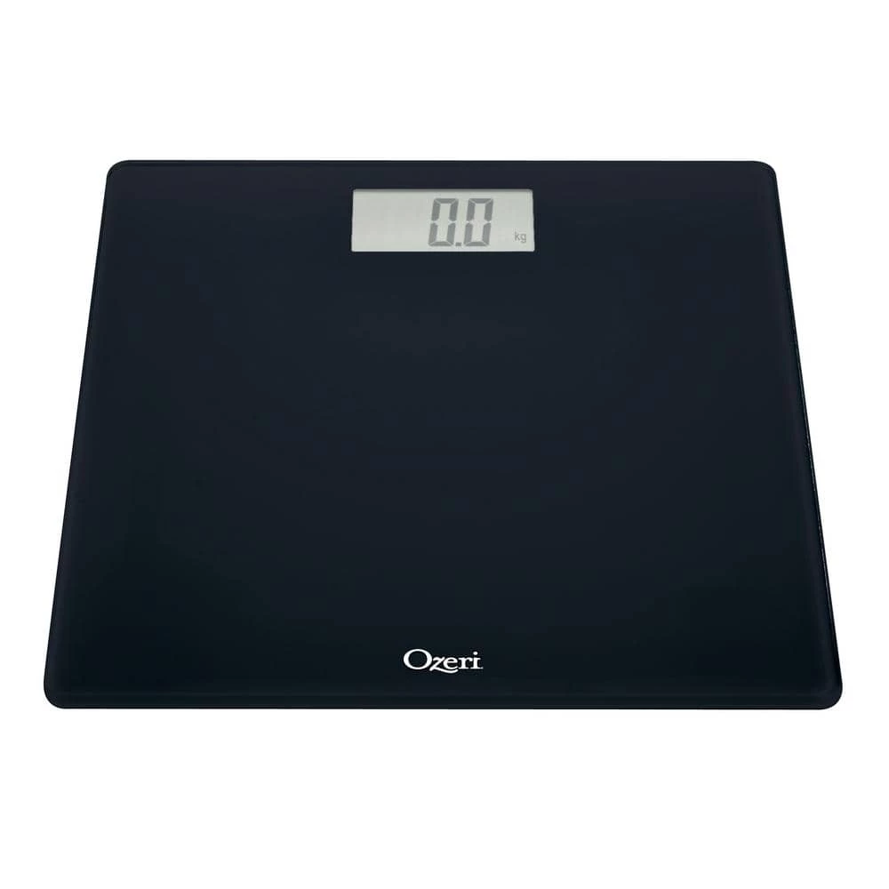 Ozeri Precision Digital Bath Scale in Tempered Glass with Step-on Activation in Black (400 lbs. Edition) 3 Ozeri Precision Digital Bath Scale in Tempered Glass with Step-on Activation in Black (400 lbs. Edition) - Image 3