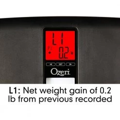 Ozeri WeightMaster II 440 lbs. Digital Bath Scale with BMI and Weight Change Detection -Bathroom Accessories Sales black ozeri bathroom scales zb20 1f 1000
