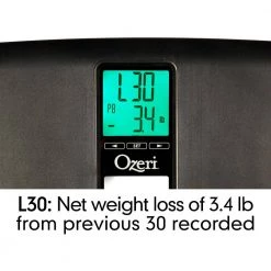 Ozeri WeightMaster II 440 lbs. Digital Bath Scale with BMI and Weight Change Detection -Bathroom Accessories Sales black ozeri bathroom scales zb20 76 1000