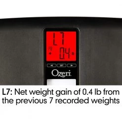 Ozeri WeightMaster II 440 lbs. Digital Bath Scale with BMI and Weight Change Detection -Bathroom Accessories Sales black ozeri bathroom scales zb20 fa 1000