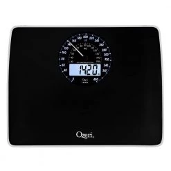 Ozeri Rev Digital Bathroom Scale with Electro-Mechanical Weight Dial