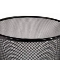 Seville Classics 6 Gal. Round Mesh Trash Can Recycling Bin (2-Pack) 7 Seville Classics 6 Gal. Round Mesh Trash Can Recycling Bin (2-Pack) -Bathroom Accessories Sales black seville classics bathroom trash cans off16013 4f 1000