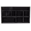 SimplyNeu 14 in. x 24 in. Black Jewelry Tray
