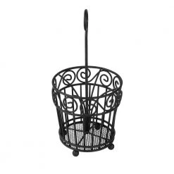 Spectrum Scroll Hair and Beauty Accessory Caddy in Black -Bathroom Accessories Sales black spectrum hair tool organizers 461by10 40 1000