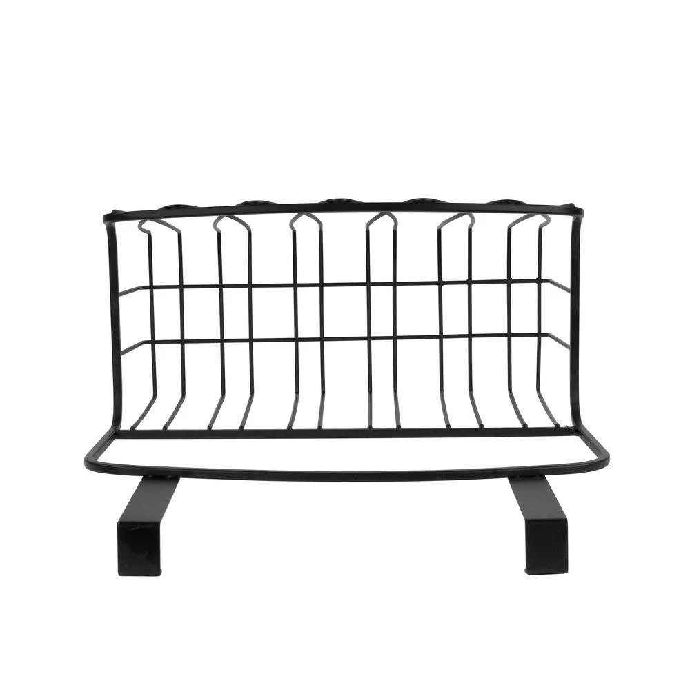 Spectrum Twist 10.75 in. W x 6.125 in. D x 14 in. H Over the Cabinet Large Basket in Black 3 Spectrum Twist 10.75 in. W x 6.125 in. D x 14 in. H Over the Cabinet Large Basket in Black - Image 3