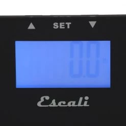 Escali Digital Glass Body Fat, Water and Muscle Mass Scale -Bathroom Accessories Sales black with silver escali bathroom scales ushm180g a0 1000