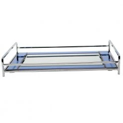 Home Details Vanity Tray with Blue Mirror -Bathroom Accessories Sales blue home details bathroom trays 26516 44 1000