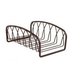 Spectrum Twist 9.375 in. W x 6.25 in. D x 3.5 in. H Guest Towel Holder in Bronze -Bathroom Accessories Sales bronze spectrum bathroom trays 95824 77 1000