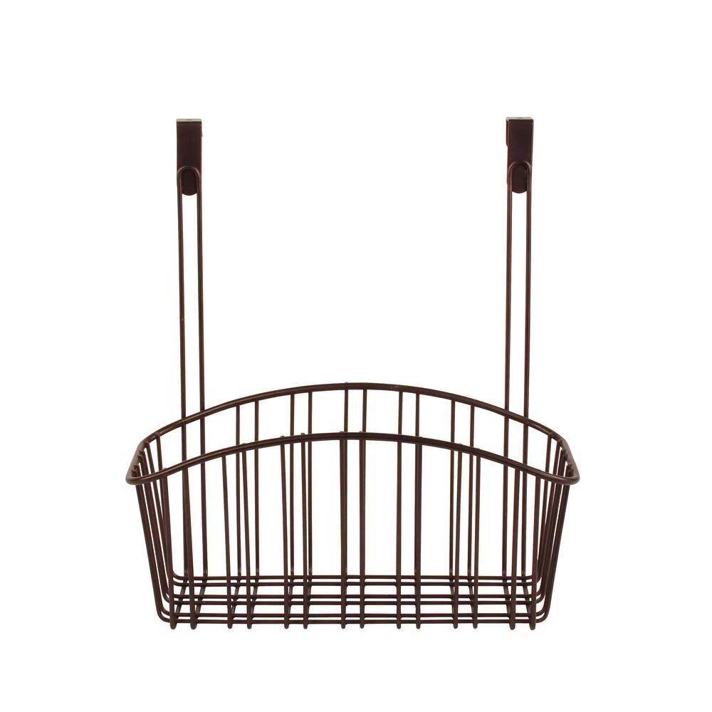 Spectrum Contempo 10.5 in. W x 6.375 in. D x 14 in. H Over the Cabinet Medium Basket in Bronze 4 Spectrum Contempo 10.5 in. W x 6.375 in. D x 14 in. H Over the Cabinet Medium Basket in Bronze - Image 4
