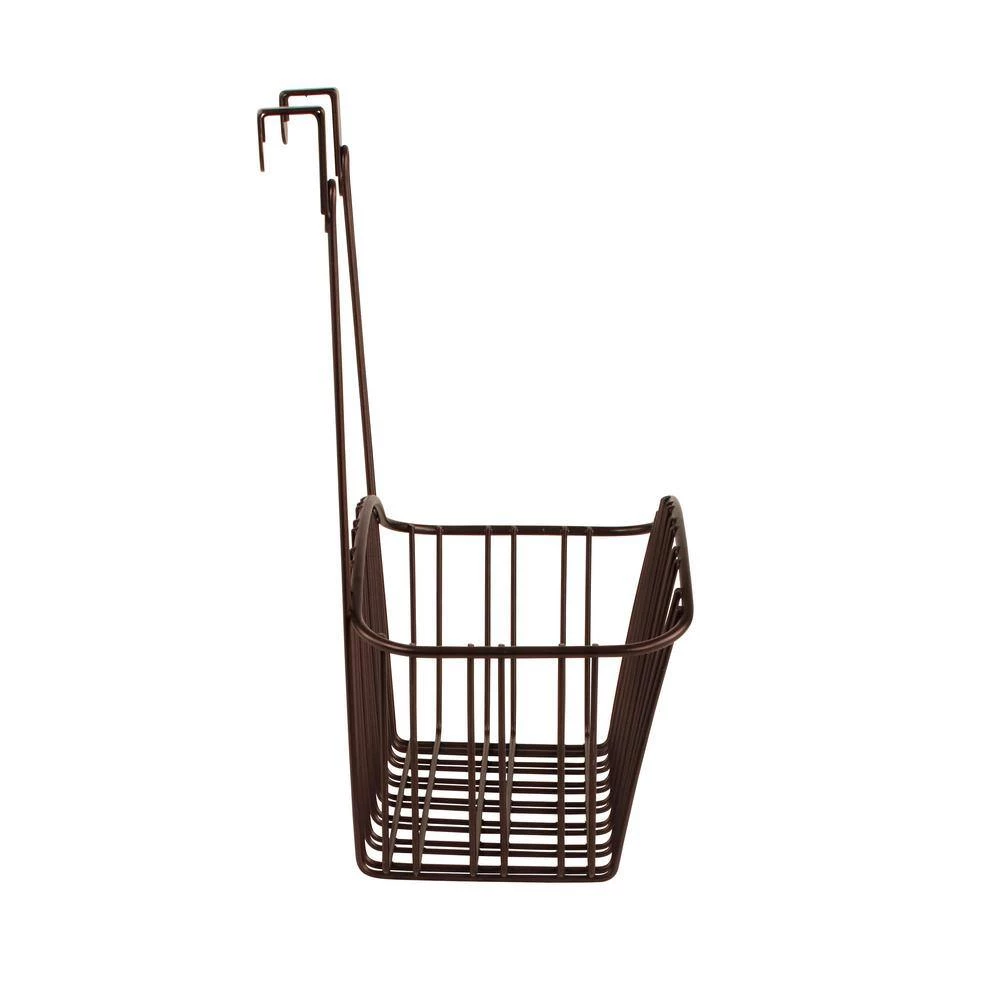 Spectrum Contempo 10.5 in. W x 6.375 in. D x 14 in. H Over the Cabinet Medium Basket in Bronze 2 Spectrum Contempo 10.5 in. W x 6.375 in. D x 14 in. H Over the Cabinet Medium Basket in Bronze - Image 2