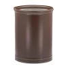 Kraftware Stitch Chocolate 13 Qt. Oval Waste Basket