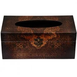 Oriental Furniture 10.5 in. x 4.25 in. Olde-Worlde European Tissue Box