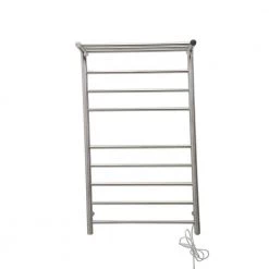 ANZZI Eve 8-Bar Stainless Steel Wall Mounted Electric Towel Warmer Rack in Brushed Nickel -Bathroom Accessories Sales brushed nickel anzzi towel warmers tw az012bn 66 1000