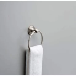 Delta Greenwich 3-Piece Bath Hardware Set with Towel Ring Toilet Paper Holder and 24 in. Towel Bar in Brushed Nickel -Bathroom Accessories Sales brushed nickel delta bathroom hardware sets 138283 a0 1000