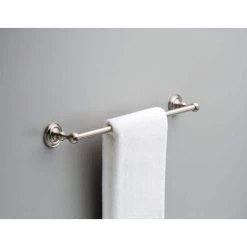 Delta Greenwich 3-Piece Bath Hardware Set with Towel Ring Toilet Paper Holder and 24 in. Towel Bar in Brushed Nickel -Bathroom Accessories Sales brushed nickel delta bathroom hardware sets 138283 d4 1000