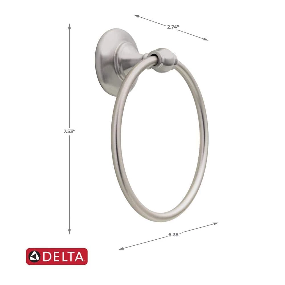 Delta Greenwich II 3-Piece Accessory Set in SpotShield Brushed Nickel 11 Delta Greenwich II 3-Piece Accessory Set in SpotShield Brushed Nickel - Image 11