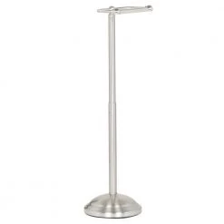Delta Greenwich Telescoping Pivoting Free-Standing Toilet Paper Holder in SpotShield Brushed Nickel