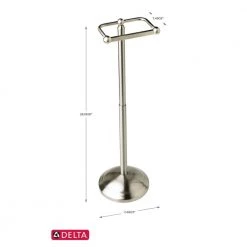 Delta Greenwich Telescoping Pivoting Free-Standing Toilet Paper Holder in SpotShield Brushed Nickel 18 Delta Greenwich Telescoping Pivoting Free-Standing Toilet Paper Holder in SpotShield Brushed Nickel -Bathroom Accessories Sales brushed nickel delta toilet paper holders 138293 bn1 c3 1000
