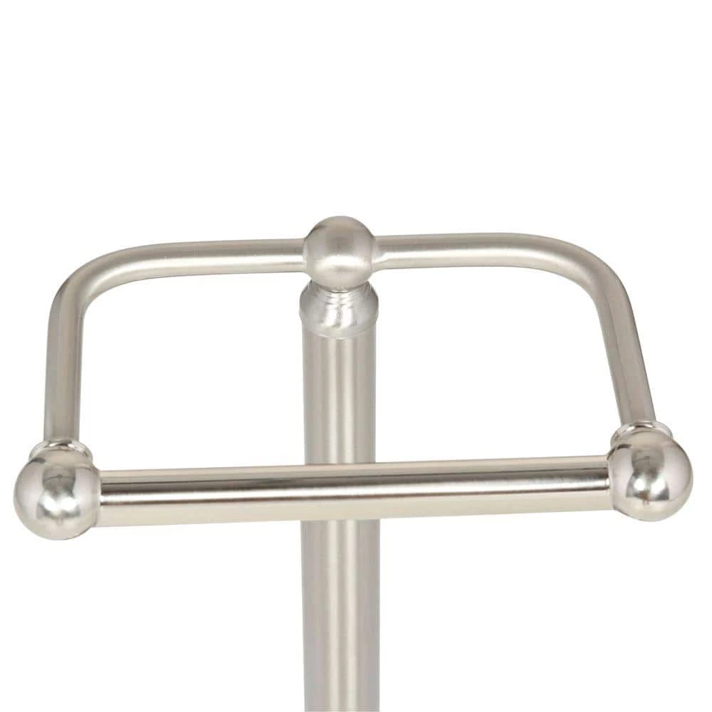 Delta Greenwich Telescoping Pivoting Free-Standing Toilet Paper Holder in SpotShield Brushed Nickel 12 Delta Greenwich Telescoping Pivoting Free-Standing Toilet Paper Holder in SpotShield Brushed Nickel - Image 12