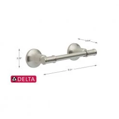Delta Chamberlain Pivot Arm Toilet Paper Holder in SpotShield Brushed Nickel -Bathroom Accessories Sales brushed nickel delta toilet paper holders cml50 bn 4f 1000