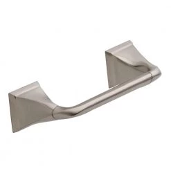 Delta Everly Double Post Pivoting Toilet Paper Holder in Brushed Nickel