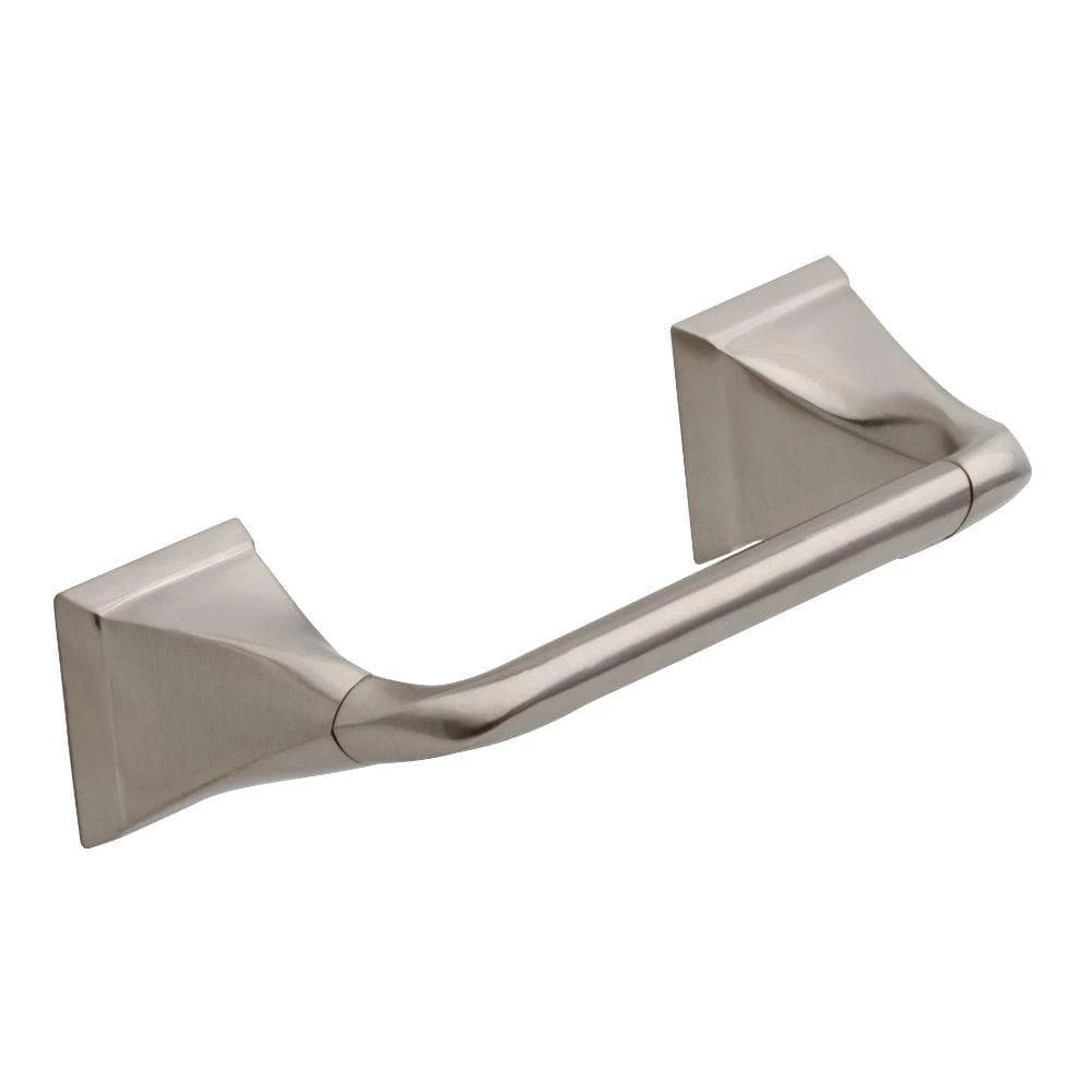 Delta Everly Double Post Pivoting Toilet Paper Holder in Brushed Nickel 1 Delta Everly Double Post Pivoting Toilet Paper Holder in Brushed Nickel