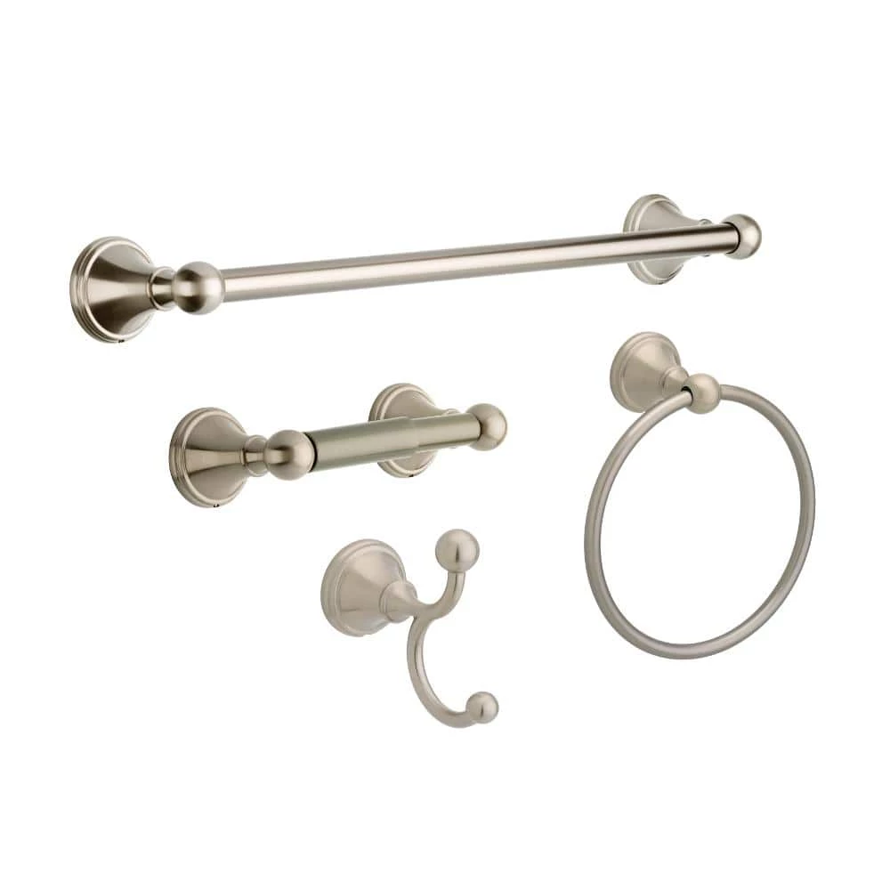 Delta Crestfield 24 in. Towel Bar in SpotShield Brushed Nickel 8 Delta Crestfield 24 in. Towel Bar in SpotShield Brushed Nickel - Image 8