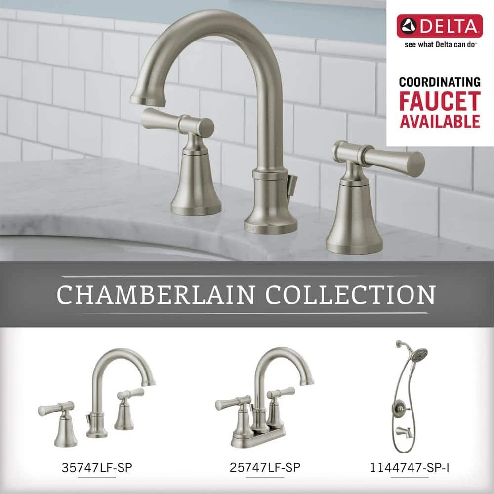 Delta Chamberlain 24 in. Towel Bar in SpotShield Brushed Nickel 5 Delta Chamberlain 24 in. Towel Bar in SpotShield Brushed Nickel - Image 5