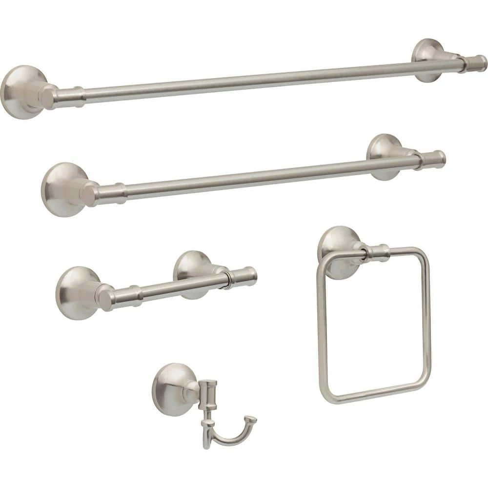 Delta Chamberlain 24 in. Towel Bar in SpotShield Brushed Nickel 3 Delta Chamberlain 24 in. Towel Bar in SpotShield Brushed Nickel - Image 3