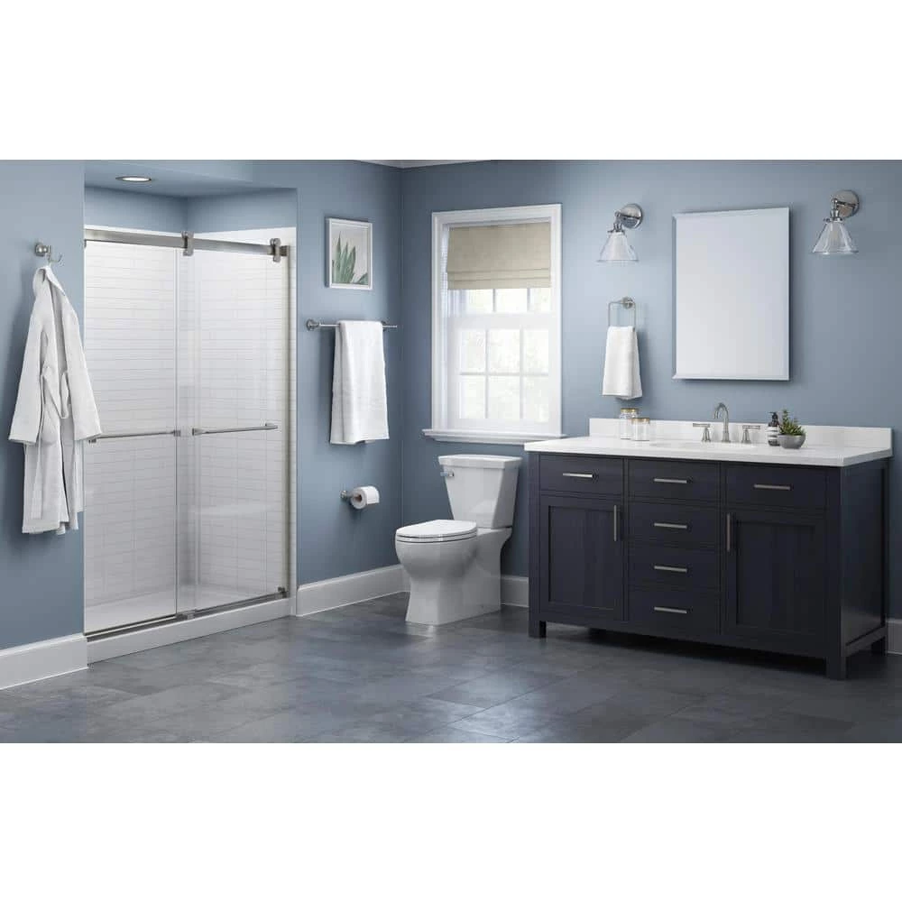 Delta Chamberlain 24 in. Towel Bar in SpotShield Brushed Nickel 4 Delta Chamberlain 24 in. Towel Bar in SpotShield Brushed Nickel - Image 4