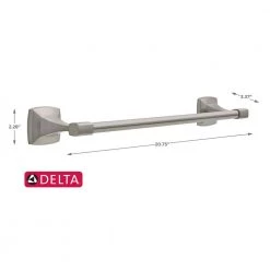 Delta Portwood 18 in. Towel Bar in SpotShield Brushed Nickel -Bathroom Accessories Sales brushed nickel delta towel bars pwd18 bn 44 1000