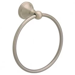 Delta Crestfield Towel Ring in SpotShield Brushed Nickel