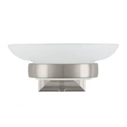 Glacier Bay Exhibit Wall-Mounted Soap Dish in Brushed Nickel -Bathroom Accessories Sales brushed nickel glacier bay soap dishes 20714 0904 40 1000