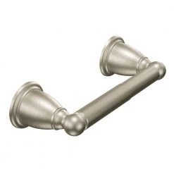 MOEN Brantford 4-Piece Bath Hardware Set with 24 in. Towel Bar, Paper Holder, Towel Ring, and Robe Hook in Brushed Nickel -Bathroom Accessories Sales brushed nickel moen bathroom hardware sets brantbn4pc24 44 1000