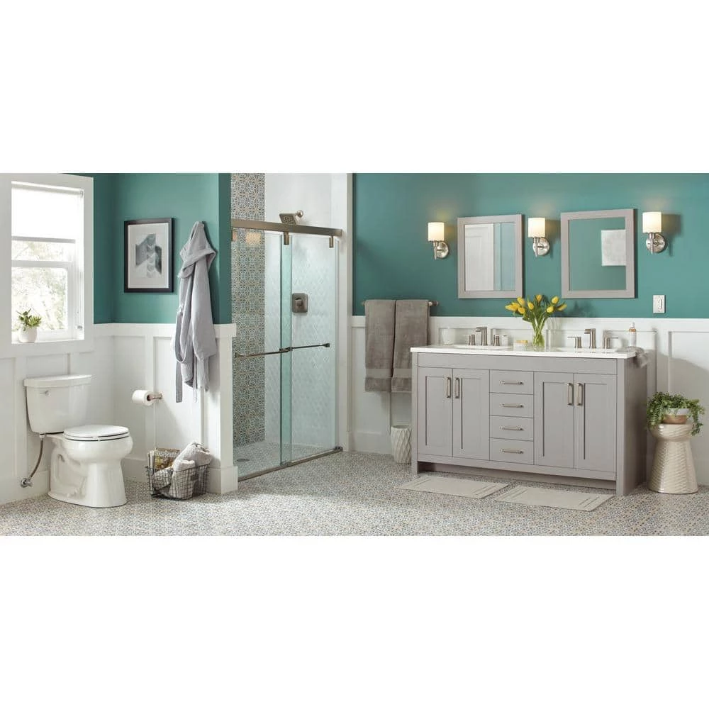 MOEN Genta LX 24 in. Towel Bar in Brushed Nickel 2 MOEN Genta LX 24 in. Towel Bar in Brushed Nickel - Image 2