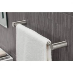 MOEN Align 24 in. Towel Bar in Brushed Nickel 9 MOEN Align 24 in. Towel Bar in Brushed Nickel -Bathroom Accessories Sales brushed nickel moen towel bars yb0424bn 1f 1000